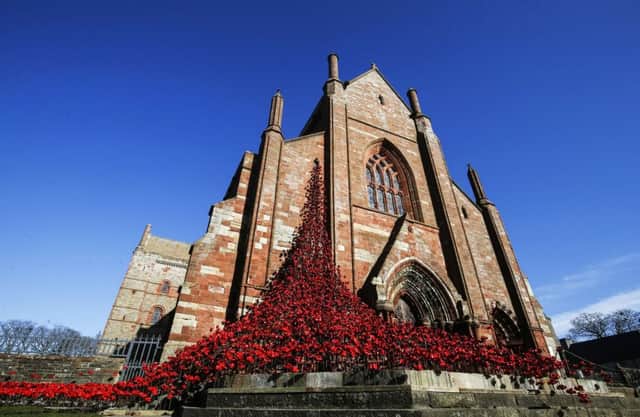 St Magnus Cathedral service. Picture: PA