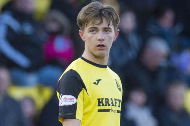 Matthew Knox in action for Livingston against Rangers on Tuesday. Picture: SNS