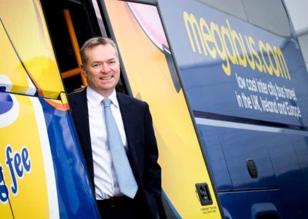 Stagecoach, headed by Martin Griffiths, said terrorism fears and weak consumer confidence were weighing on growth. Picture: Fraser Band/Stagecoach/PA Wire