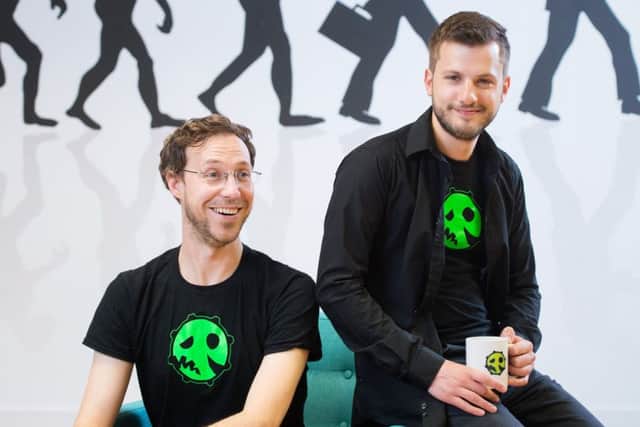 Matt Collings and Orfeas Boteas (right) of Edinburgh-based Krotos Ltd. Picture: Malcolm Cochrane
