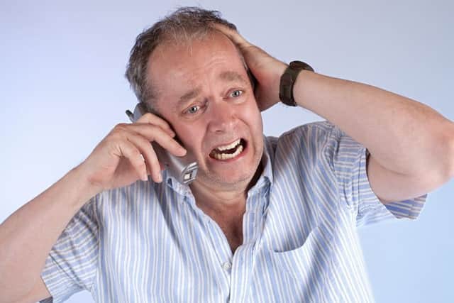 More than three billion sales calls a year drive British consumers up the wall, with watchdogs stepping up action against rogue traders. Picture: Contributed