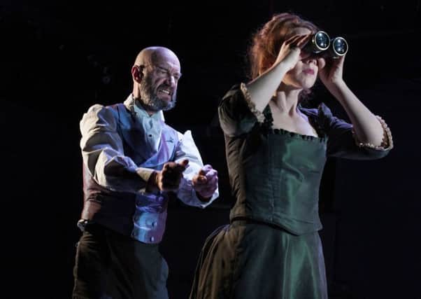 Tam Dean Burn as the Captain and Lucianne McEvoy as Alice in the reworking of Strindbergs play. Picture: Drew Farrell