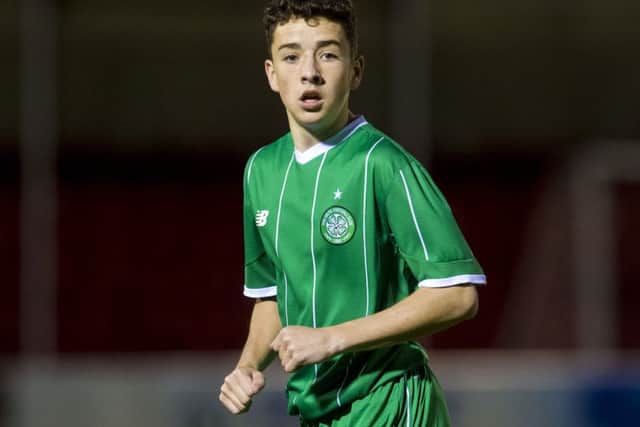 Michael Johnston opened the scoring for Celtic. Picture: SNS