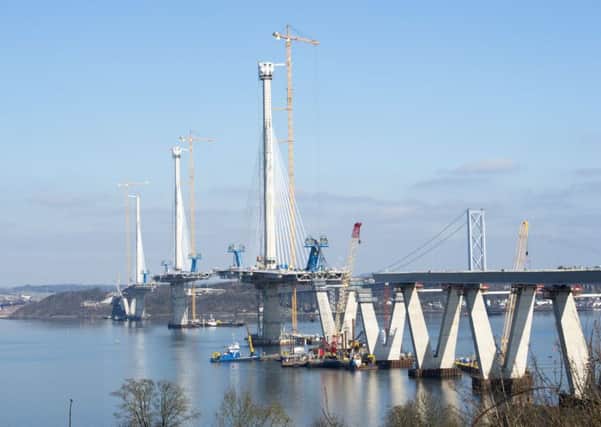 The Queensferry crossing will be closed for three days following the death of a worker Picture: Ian Rutherford