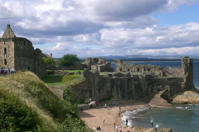 St Andrews Castle, where Cardinal Beaton was murdered. PIC Wikipedia