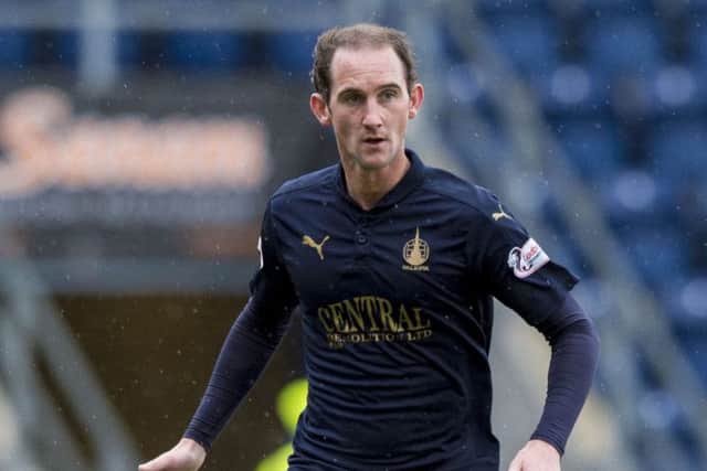 Falkirk midfielder Mark Kerr reckons that all the pressure is on Hibs this weekend. Picture: SNS