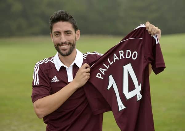 Spaniard Miguel Pallardo will leave Hearts this summer. Picture: Julie Bull