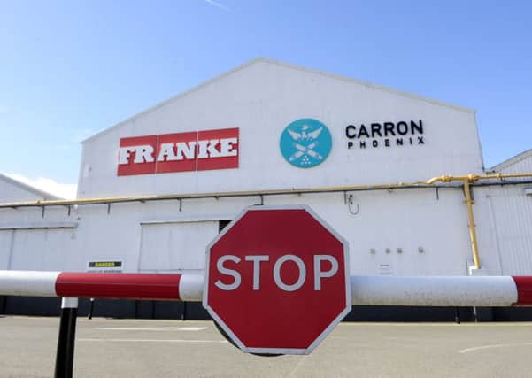 The closure of the Carron Phoenix ironworks will lay off 200 workers. Picture: Michael Gillen