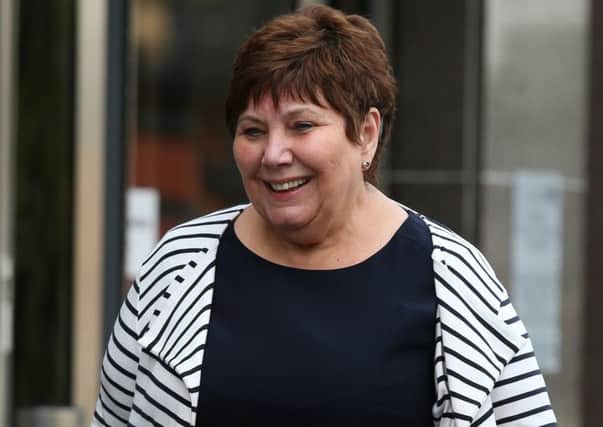 Labour MP  Marie Rimmer leaves Glasgow Sheriff Court. Picture: PA