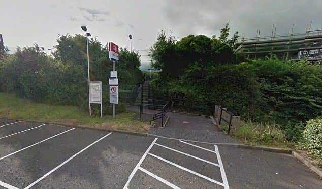 The incident occurred at Wester Hailes Station. Picture: Google Maps