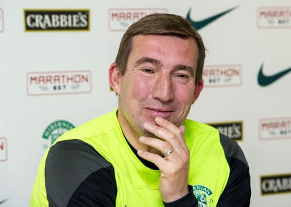 Alan Stubbs believes Hibs have exceeded expectations this season. Picture: SNS.