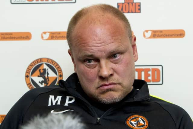 Dundee United manager Mixu  Paatelainen knows his position is under threat. Picture: Paul Devlin/SNS