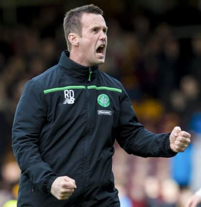 Ronny Deila says his players will celebrate the league crown if they win at Tynecastle and won't wait for the outcome of Aberdeen's clash with Motherwell. Picture: SNS