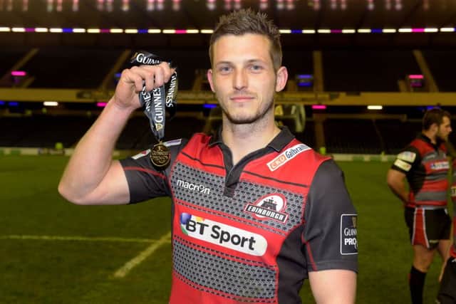 Edinburgh's Jason Tovey scored 16 points in the defeat by Munster in Cork. Picture: Alan Harvey/SNS/SRU