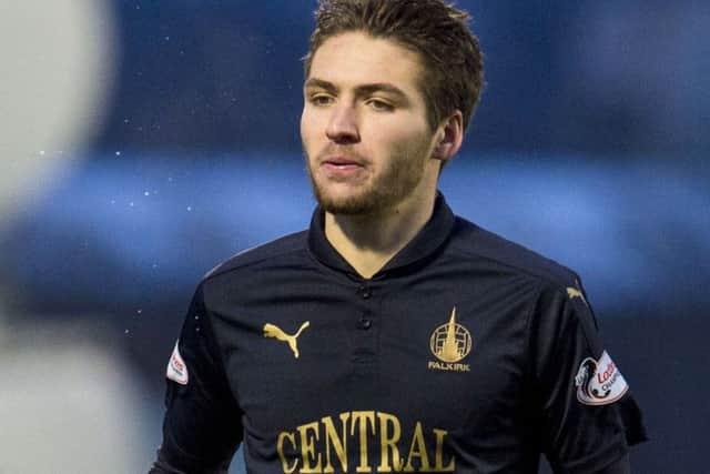 Luke Leahy in action for Falkirk. Picture: Craig Foy/SNS