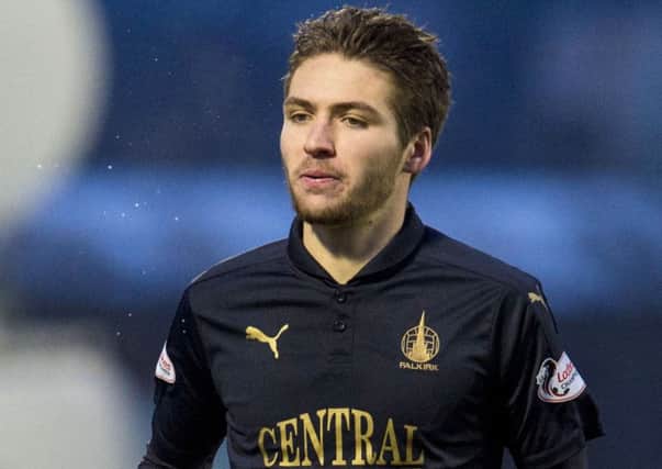 Luke Leahy in action for Falkirk. Picture: Craig Foy/SNS