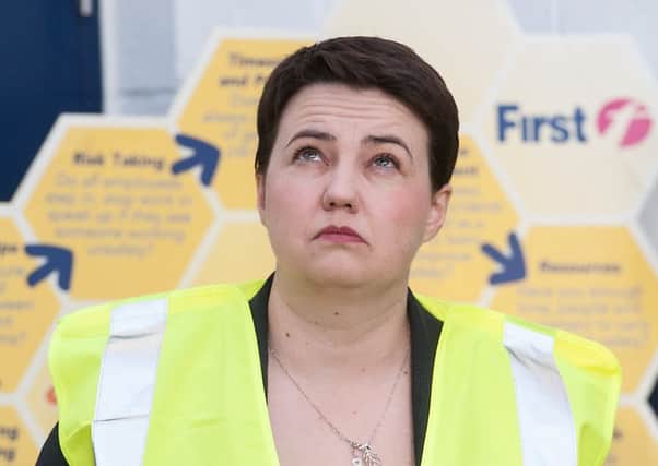 Ruth Davidson's party has slipped behind Labour in the latest election poll. Picture: John Devlin