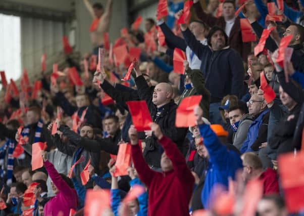 The long term survival of Scottish football clubs will only be assured by fans support. Picture: SNS Group