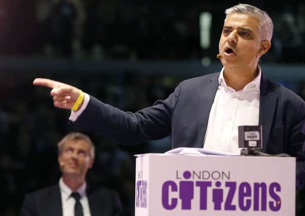 Labours London mayoral candidate Sadiq Khan said anti-Semitism row could affect his hopes in Thursdays election. Picture: AP