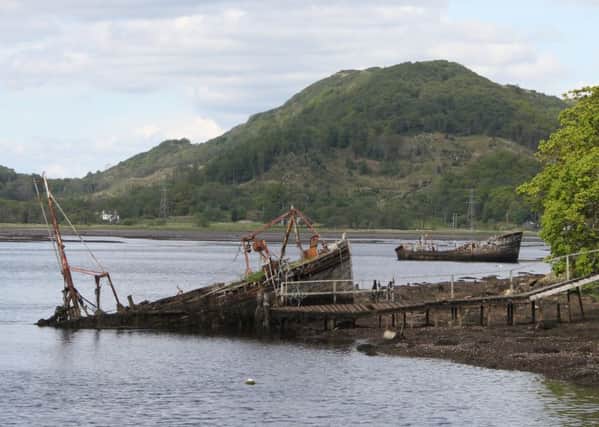 Wreck sites at Tarbert. Picture: John McCarthy/WessexArchaeology