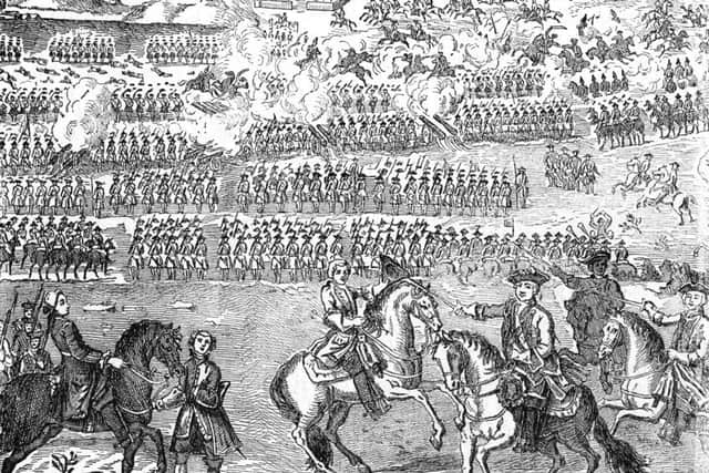 Jacobites battle in the 18th century. (Photo by Hulton Archive/Getty Images).