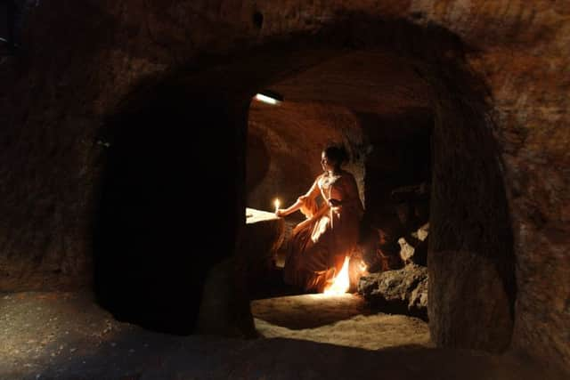 The mysterious Gilmerton Cove. Picture: Phil Wilkinson.