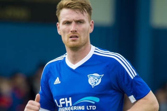 Striker Rory McAllister is suspended for Peterhead. Picture: Alan Harvey/SNS