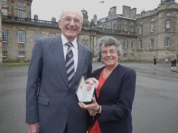 Gordon Day MBE with his wife Eileen. Picture: contributed