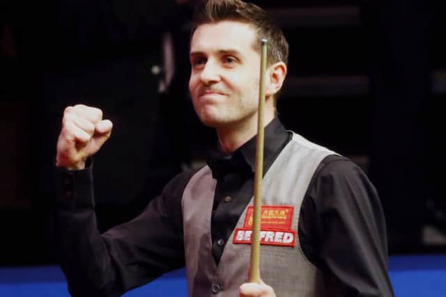 Mark Selby celebrates beating Ding Junhui in the final. Picture:: Mike Egerton/PA Wire