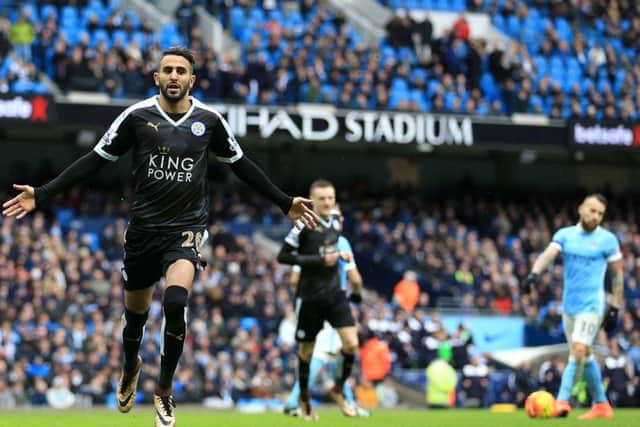 Leicester City's Riyad Mahrez and Jamie Vardy have been the architects of this year's Premier League victory. Picture: Nigel French/PA Wire.