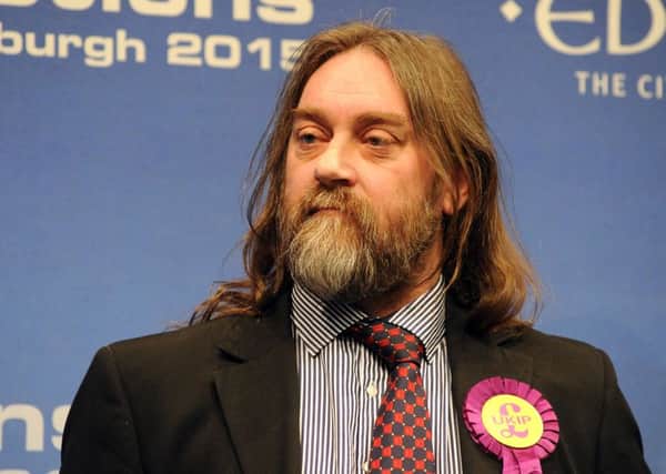 Ukip candidate Alan Melville of the Edinburgh North & Leith Constituency has warned that the party risks 'civil war' in Scotland. Picture: Lisa Ferguson