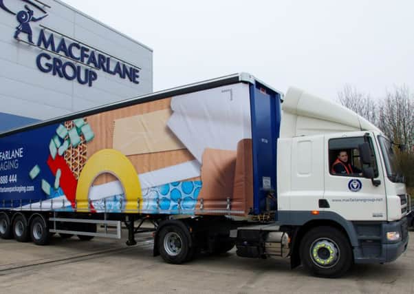 Macfarlane has bought a rival Glasgow packaging distributor. Picture: Contributed