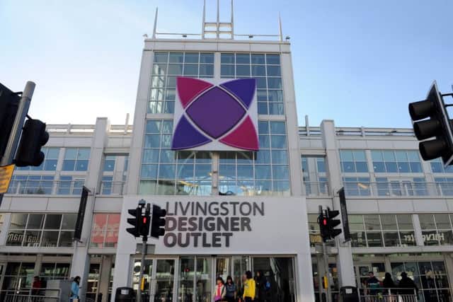 Livingston Designer Outlet enjoyed strong sales growth in March. Picture: Lisa Ferguson