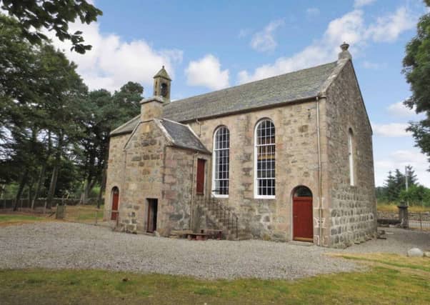 The converted Old Free Church in Ardgay, Sutherland, has a guide price of £275,000. Picture: Bell Ingram