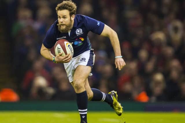 Ruaridh Jackson featured for Scotland against Wales in the Six Nations. Picture: Bill Murray/SNS/SRU