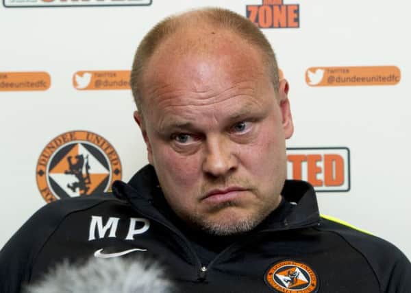 Mixu Paatelainen took over in October and has been unable to reverse Dundee United's fortunes. Picture: SNS