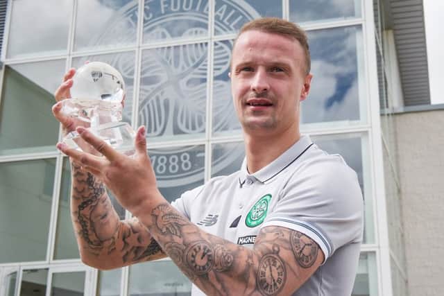 PFA Scotland Player of the Year Leigh Griffiths has two games left to try and beat the record for top-flight goals in a season. Picture: John Devlin