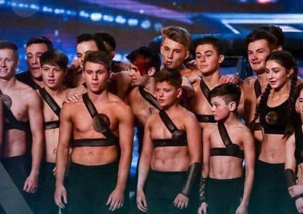 Some of the 18-strong Spartan Resurrection on Britain's Got Talent. Picture: Facebook
