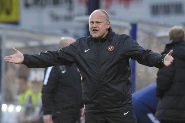 Mixu Paatelainen during Dundee United's derby defeat by Dundee. Picture: Craig Williamson/SNS