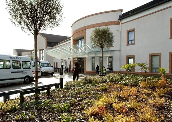 The officer was taken to Wishaw General Hospital where he sadly passed away later