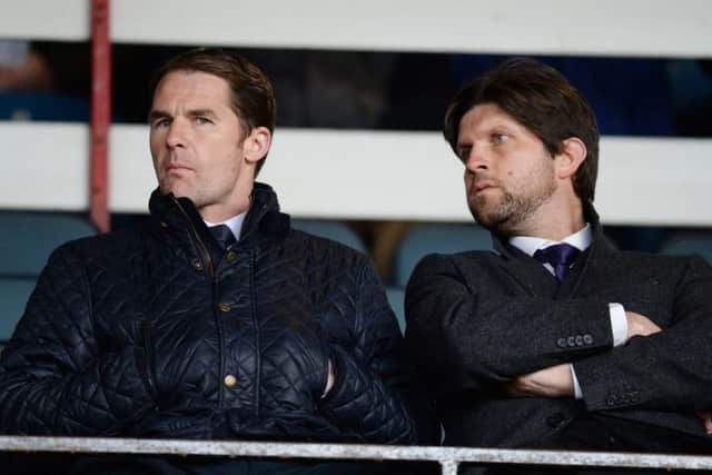 Partick Thistle manager Alan Archibald and assistant Scott Paterson each signed new deals. Picture: SNS