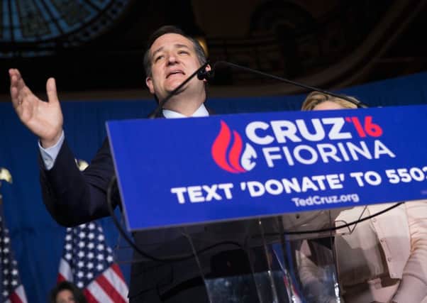 Republican Senator Ted Cruz announced the suspension of his campaign in Indiana last night. Picture: Getty Images