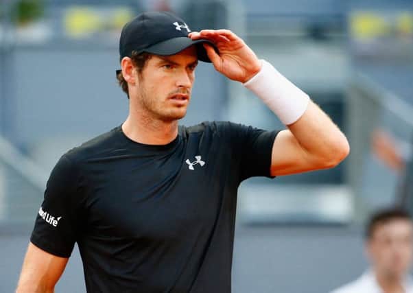 Andy Murray hopes a good run in Madrid could enhance his chances of winning the French Open.  Picture:  Julian Finney/Getty Images