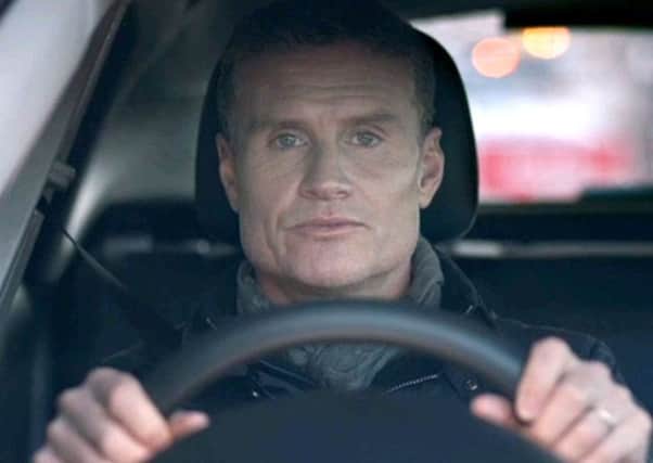 David Coulthard fronting a safe driving campaign. Picture: Contributed