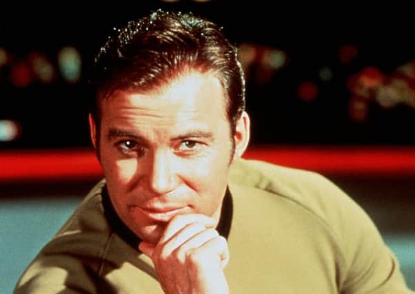 William Shatner as James T Kirk in Star Trek had a tough job travelling the galaxy. Picture: BBC