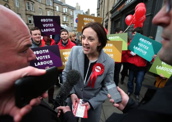 Scottish Labour leader Kezia Dugdale at a campaign event in Edinburgh. Picture: PA