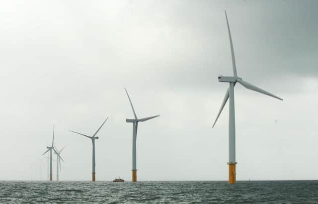 An offshore windfarm. Picture: PA