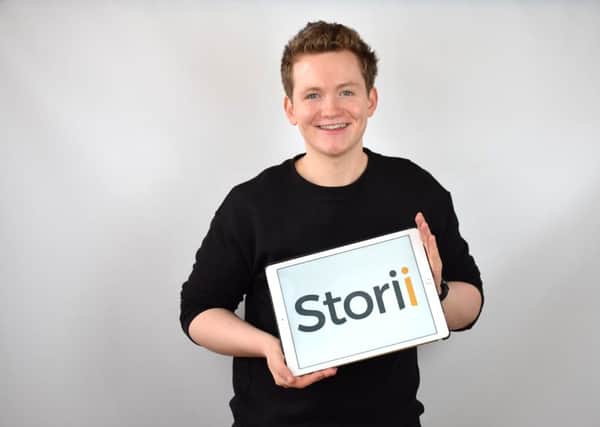 Cameron Graham created Storii primarliy to help those in care