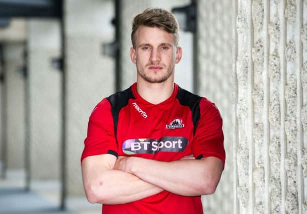 Edinburgh's Tom Brown was sick ahead of the match with Munster. Picture: Ross Parker/SNS/SRU