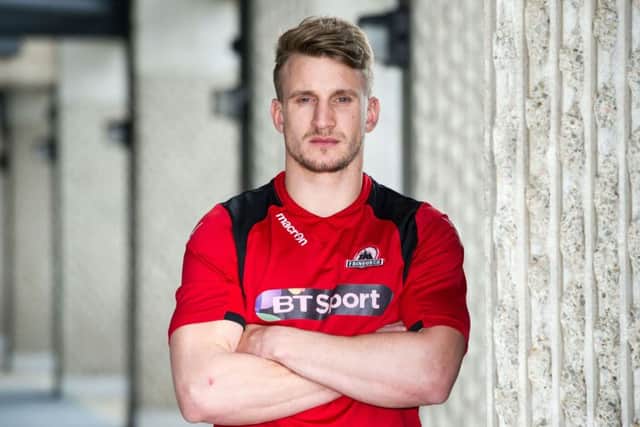 Edinburgh's Tom Brown was sick ahead of the match with Munster. Picture: Ross Parker/SNS/SRU
